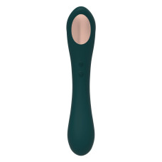 Вибратор и вакуумный клиторальный стимулятор, зелёный Alive New Midnight Quiver Teal