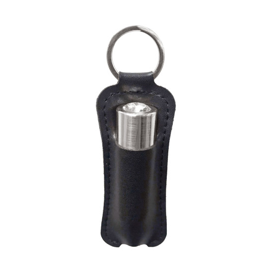 Вібропуля з брелоком і чохлом, довжина 6,35 см, срібна PowerBullet First-Class Bullet 2.5» Silver