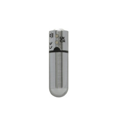 Вібропуля з брелоком і чохлом, довжина 6,35 см, срібна PowerBullet First-Class Bullet 2.5» Silver