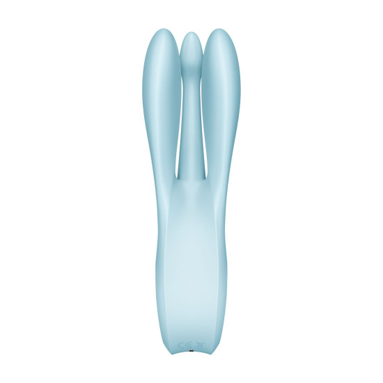 Кліторальний вібратор, блакитний Satisfyer Threesome 1 Light Blue