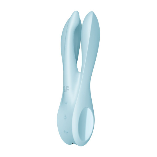 Кліторальний вібратор, блакитний Satisfyer Threesome 1 Light Blue