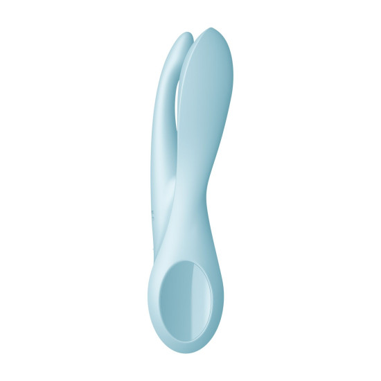 Кліторальний вібратор, блакитний Satisfyer Threesome 1 Light Blue