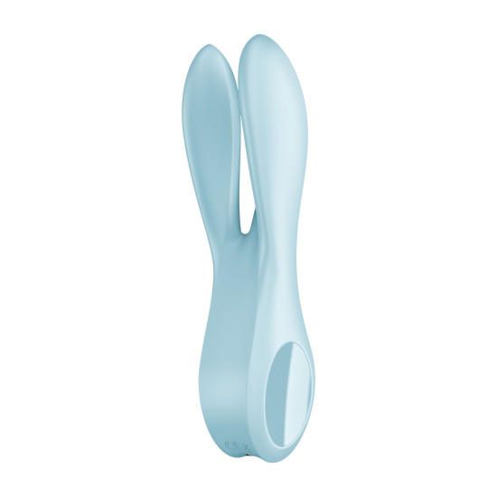 Кліторальний вібратор, блакитний Satisfyer Threesome 1 Light Blue