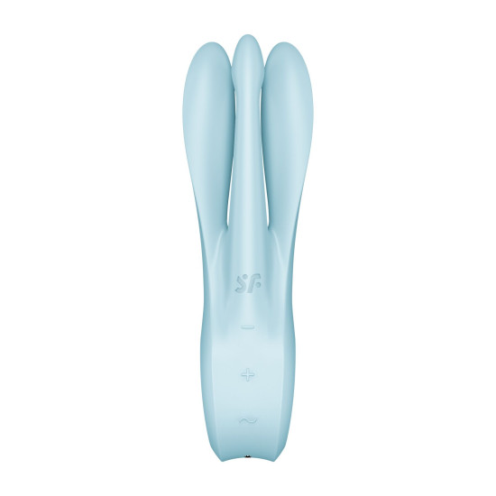 Кліторальний вібратор, блакитний Satisfyer Threesome 1 Light Blue