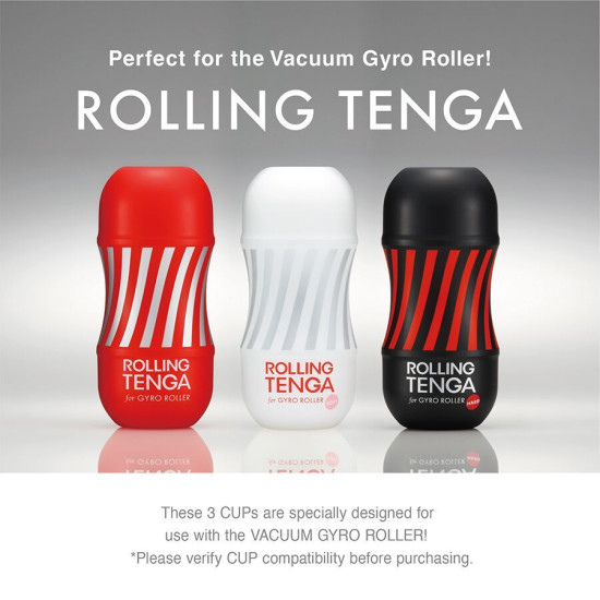Автоматичний мастурбатор з вакуумом і ротацією, сумісний з Tenga Cup Tenga VACUUM GYRO ROLLER SET