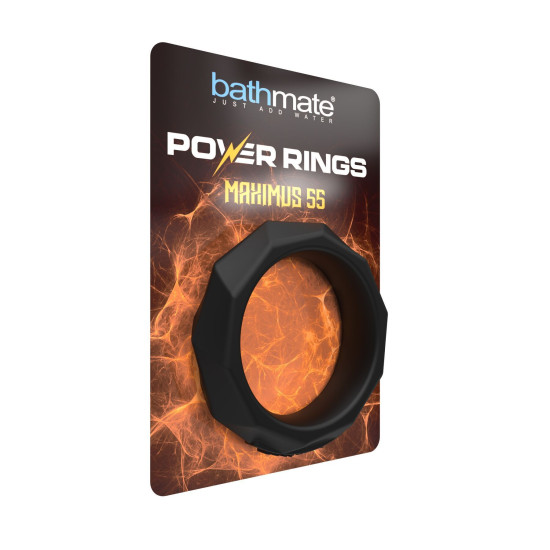Эрекционное кольцо, черное, диаметр 55 мм Bathmate Maximus Power Ring 55mm