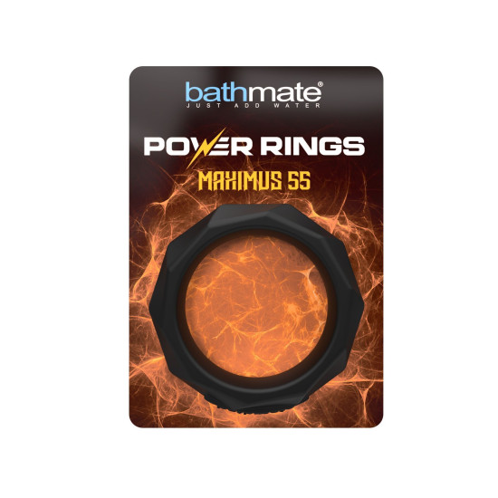 Эрекционное кольцо, черное, диаметр 55 мм Bathmate Maximus Power Ring 55mm
