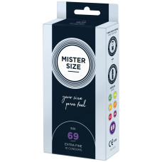 Презервативы для пениса длиной 14,7–15,7 см, 10 шт Mister Size - pure feel 69