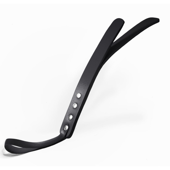 Двошаровий паддл, чорний Feral Feelings Leather Mini Paddle Black