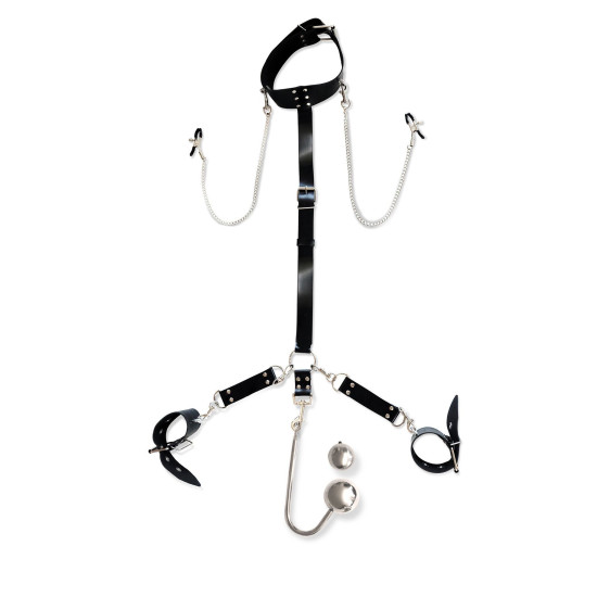 Бондажный набор с металлическим анальным крюком №4 Art of Sex Beatrice Bondage Set with Anal Hook №4