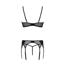 Комплект, чорний Passion LEAFA SET black, L/XL