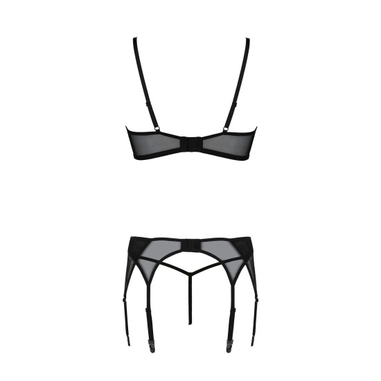 Комплект, чёрный Passion LEAFA SET black, L/XL