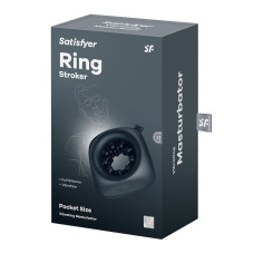 Компактний мастурбатор з 12 режимами вібрації Satisfyer Ring Stroker