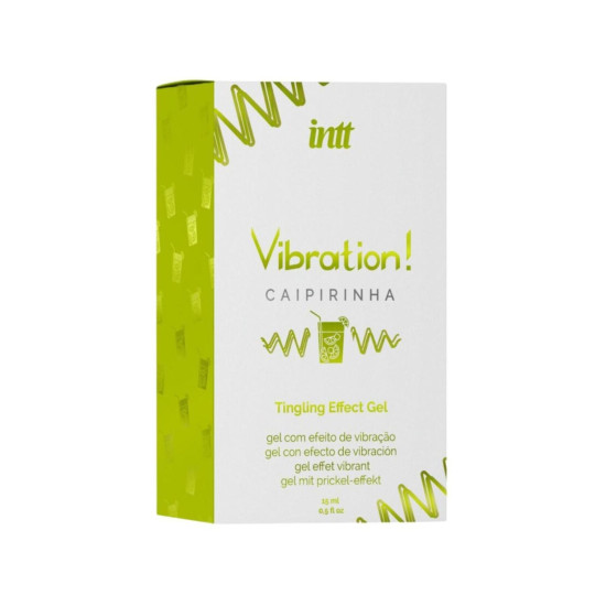 Жидкий вибратор со вкусом коктейля Кайпиринья Intt Vibration Caipirinha, 15 ml