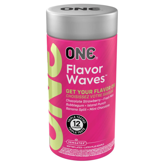 Презервативы в подарочной упаковке ONE FlavorWaves, 12 шт