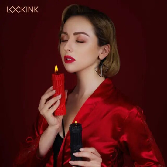 Набор из 2 низкотемпературных свечей для секса и БДСМ Lockink Sevanda Fetish Drip Candles Set, 2 шт