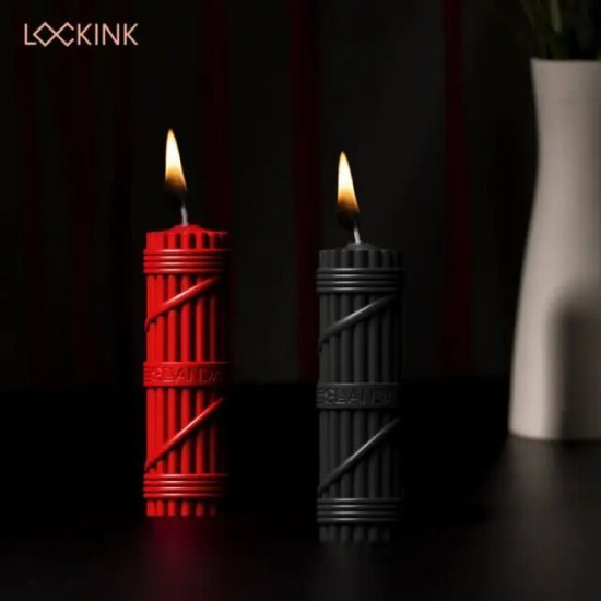 Набор из 2 низкотемпературных свечей для секса и БДСМ Lockink Sevanda Fetish Drip Candles Set, 2 шт