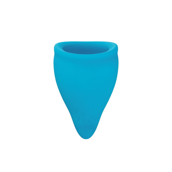 Багаторазова менструальна чаша, діаметр 4 см, об'єм 20 ml, бірюзова Fun Factory Fun Cup Size A