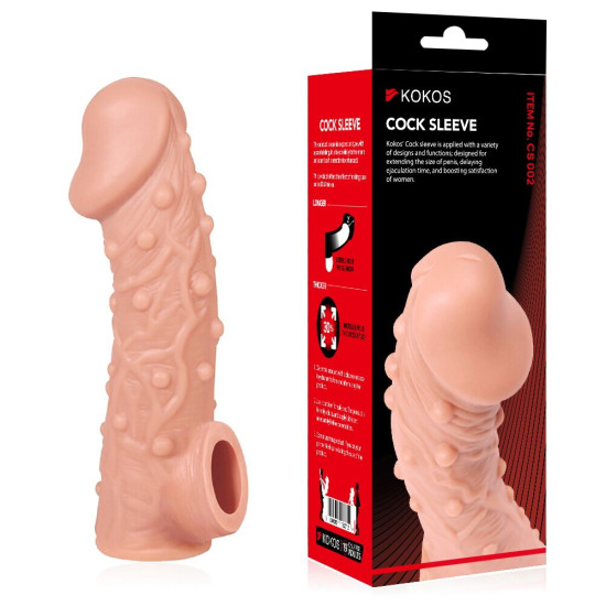 Насадка на член Kokos Cock Sleeve CS 002, L