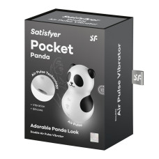 Вакуумний кліторальний стимулятор з вібрацією Satisfyer Pocket Panda