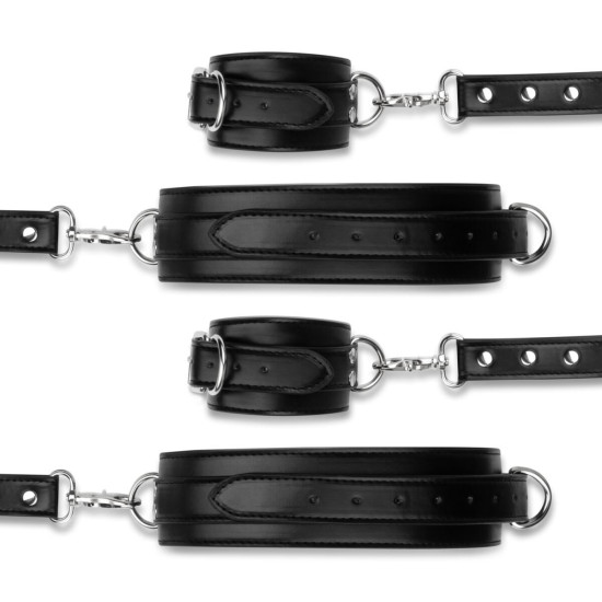Набор фиксаторов (наручники и повязки для ног) Bedroom Fantasies Cuffs & Hogtie Set