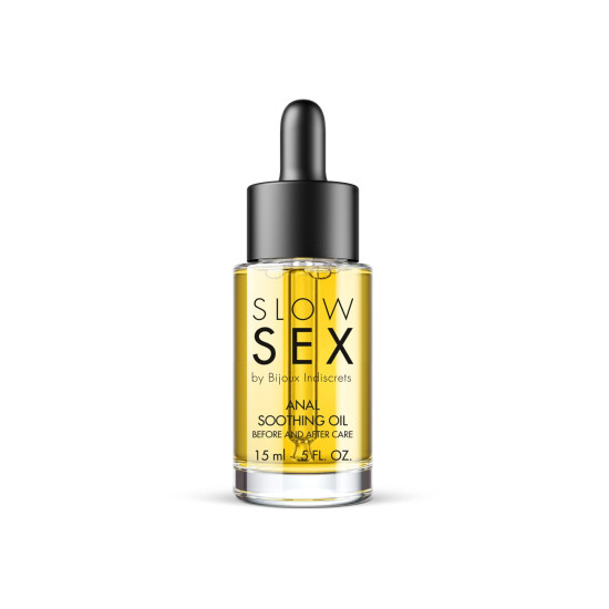 Успокаивающее масло для анального секса (до и после) Bijoux Indiscrets Slow Sex Anal Soothing Oil Before & After, 15 ml