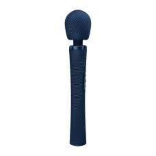 Вибромассажер, супермощный и легкий, до 6 часов работы, темно-синий Fun Factory VIM Vibrating Wand Nightblue