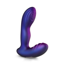 Анальна вібропробка з пульсацією Hueman Galaxy Tapping Buttplug
