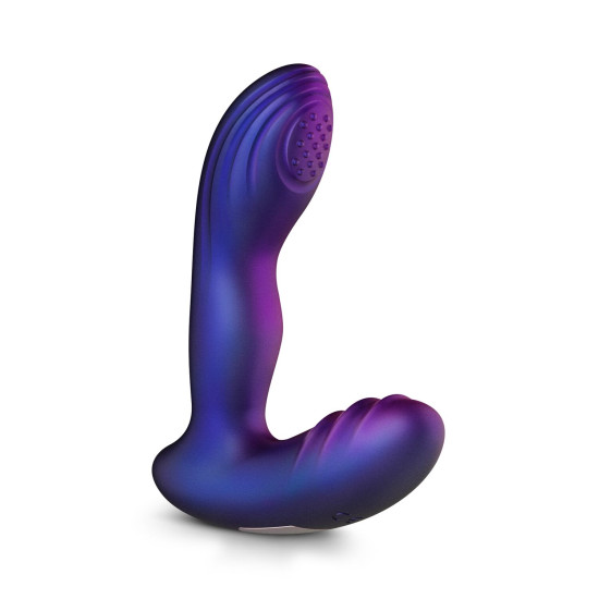 Анальная вибропробка с пульсацией Hueman Galaxy Tapping Buttplug