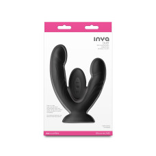 Подвійний ділдо з вібрацією, чорний NS Novelties INYA - Duet - Black