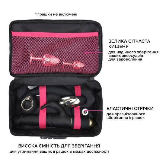Кейс для іграшок з кодовим замком Dorcel DISCREET BOX (м'ята упаковка!!!)