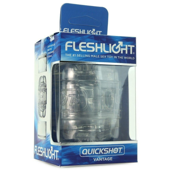 Компактный мастурбатор, отлично подходит для пар и минета Fleshlight Quickshot Vantage