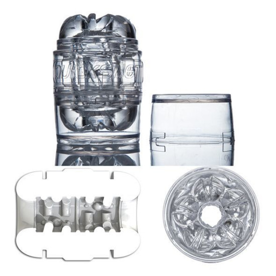 Компактный мастурбатор, отлично подходит для пар и минета Fleshlight Quickshot Vantage