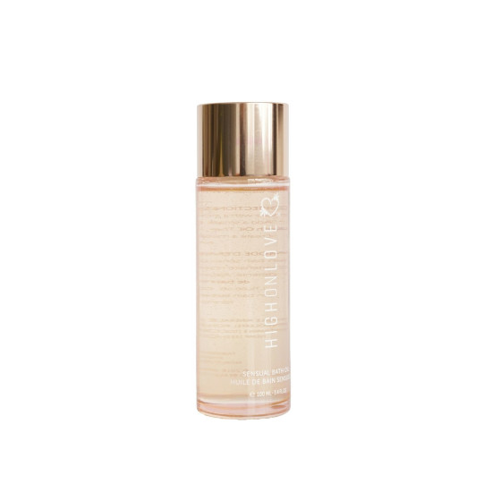 Премиальное масло для ванн с маслом семян конопли HighOnLove Bath Oil Lavender Honeybee, 100 ml