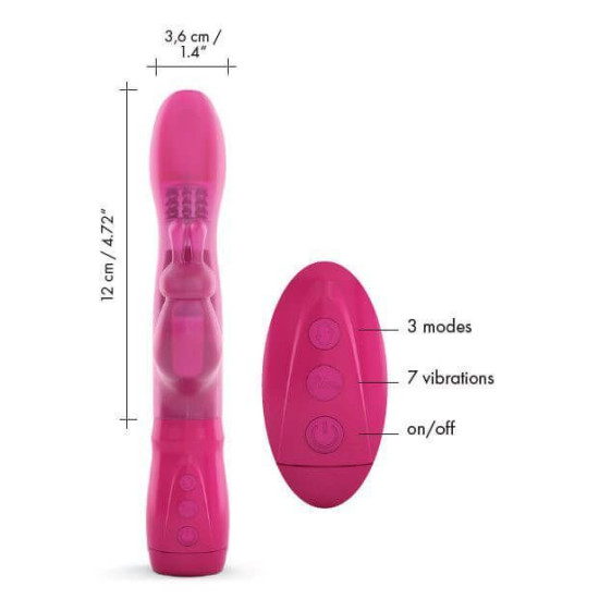 Вібратор-кролик зі зворотно-поступальними рухами головки Dorcel Furious Rabbit