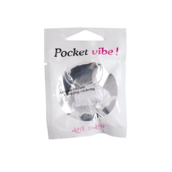 Эрекционное кольцо с вибрацией Love To Love POCKET VIBE