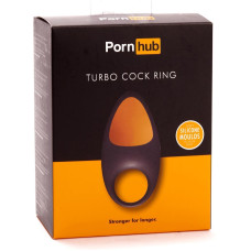 Эрекционное виброкольцо Pornhub Turbo Cock Ring (испорченная упаковка)