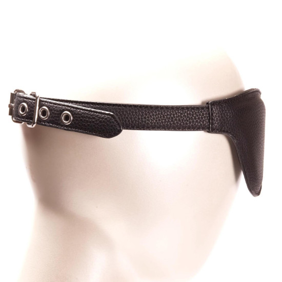Маска на очі, чорна, екошкіра, дуже комфортна Pornhub Faux Leather Mask
