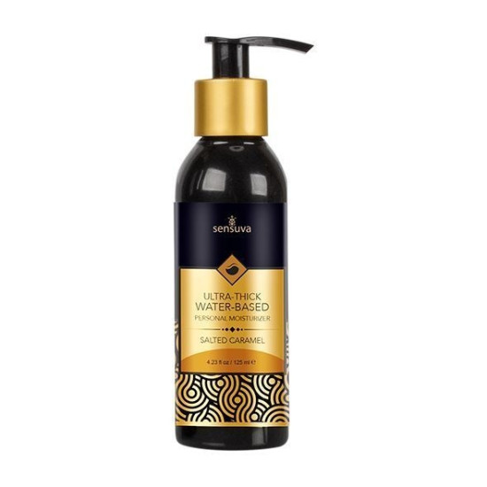 Густий лубрикант на водній основі зі смаком солоної карамелі Sensuva UltraThick Water-Based Salted Caramel, 125 ml