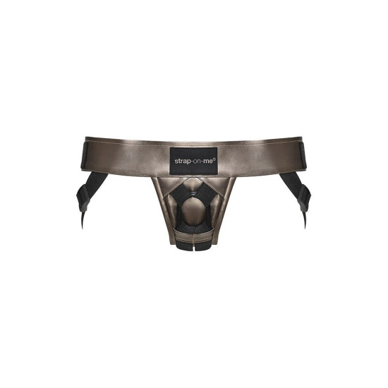 Труси для страпона, чорні Strap-On-Me Leatherette Harness Curious