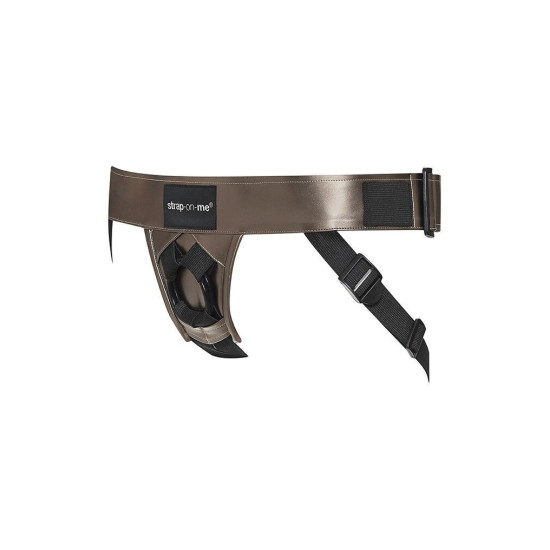 Труси для страпона, чорні Strap-On-Me Leatherette Harness Curious