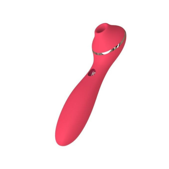 Вакуумний вібратор, червоний KisToy Polly Plus Red