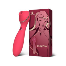 Вакуумний вібратор, червоний KisToy Polly Plus Red