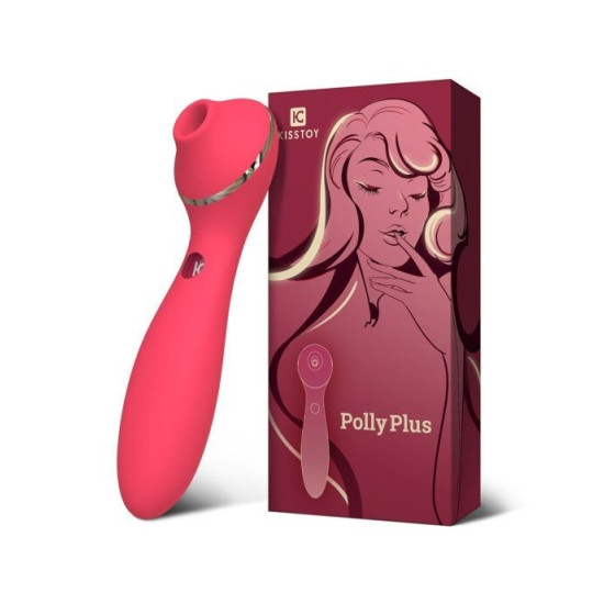 Вакуумний вібратор, червоний KisToy Polly Plus Red