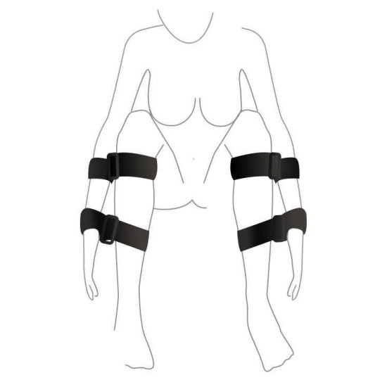 Набір для фіксації Art of Sex BDSM Hands to Feet Simple набір для фіксації