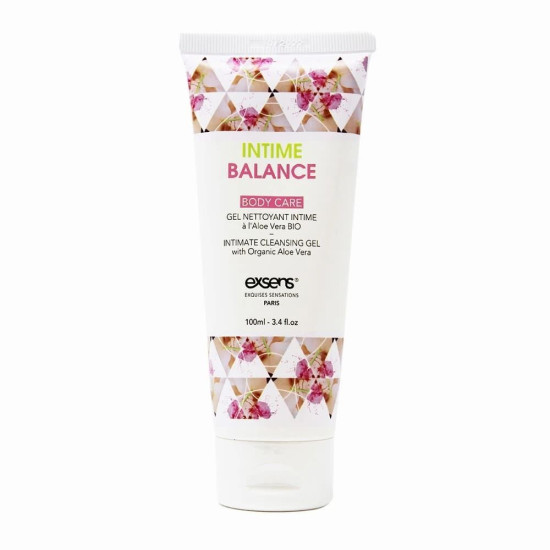 Гель для интимной гигиены с экстрактом листьев алоэ Exsens Intime Balance, 100 ml