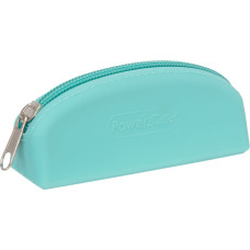 Сумка для зберігання секс-іграшок, бірюзова PowerBullet Silicone Zippered Bag Teal