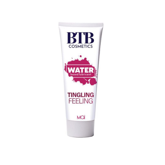 Лубрикант на водной основе с эффектом вибрации BTB Tingling Feeling, 100 ml