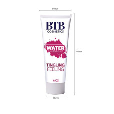 Лубрикант на водной основе с эффектом вибрации BTB Tingling Feeling, 100 ml