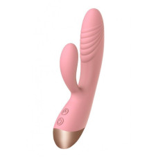 Вибратор-кролик, розовый Wooomy Elali Pink Rabbit Vibrator